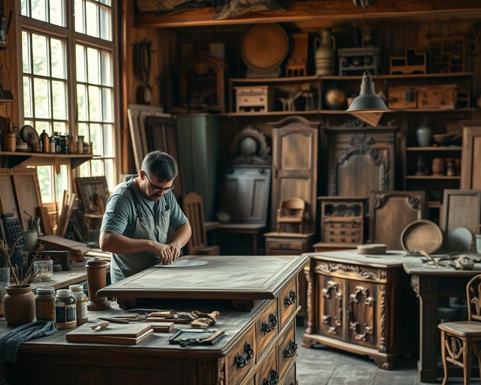 Como reformar móveis antigos de madeira