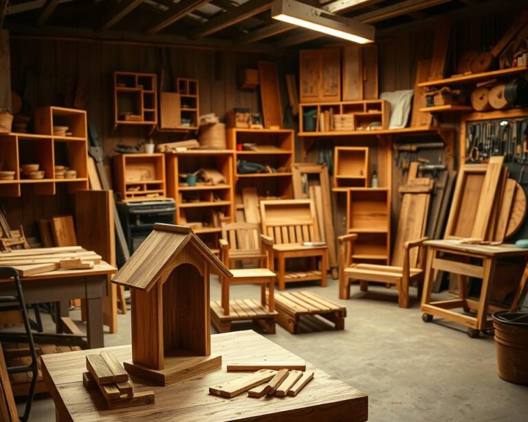 DIY com madeira reciclada