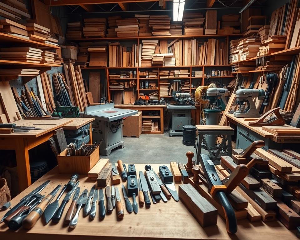 Ferramentas básicas para marcenaria