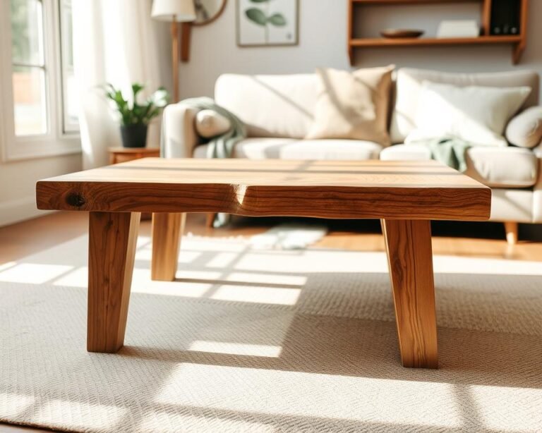 Mesa de centro de madeira DIY