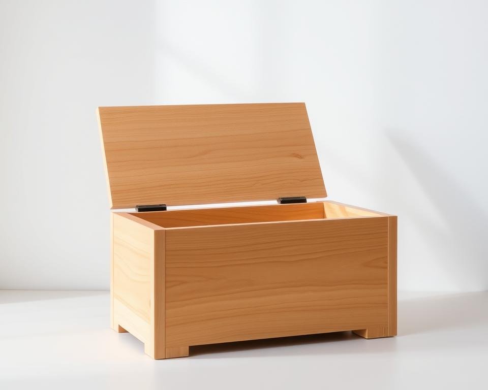 Caixa organizadora de madeira